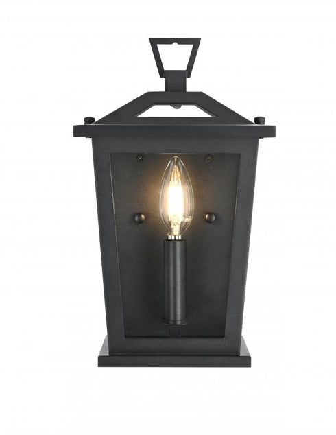 Elegant Lighting Richmond 7 inch Outdoor Pendant in Black Model: OD331W12BK