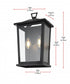 Elegant Lighting Richmond 7 inch Outdoor Pendant in Black Model: OD331W14BK