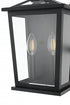Elegant Lighting Richmond 7 inch Outdoor Pendant in Black Model: OD331W14BK