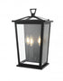 Elegant Lighting Richmond 7 inch Outdoor Pendant in Black Model: OD331W16BK