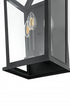 Elegant Lighting Richmond 7 inch Outdoor Pendant in Black Model: OD331W16BK