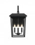 Elegant Lighting Riggs 11 inch Outdoor Wall Sconce in Black Model: OD502W22BK
