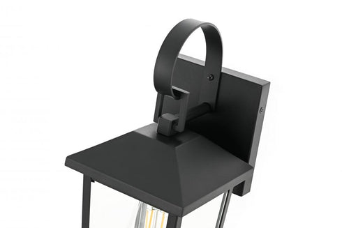 Elegant Lighting Riggs 5.5 inch Outdoor Wall Sconce in Black Model: OD502W12BK