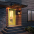 Elegant Lighting Riggs 5.5 inch Outdoor Wall Sconce in Black Model: OD502W12BK