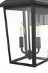 Elegant Lighting Riggs 8 inch Outdoor Wall Sconce in Black Model: OD502W18BK
