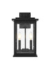 Elegant Lighting Ringgold 2 Light Wall sconce W8.5 Inch E9.5 Inch H16 Inch L2 in Black (1Box) Model: OD350W16BK