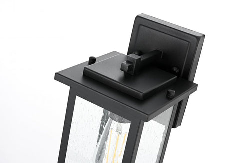 Elegant Lighting Ringgold 7 inch Outdoor Pendant in Black Model: OD350W12BK