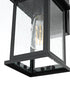 Elegant Lighting Ringgold 7 inch Outdoor Pendant in Black Model: OD350W12BK
