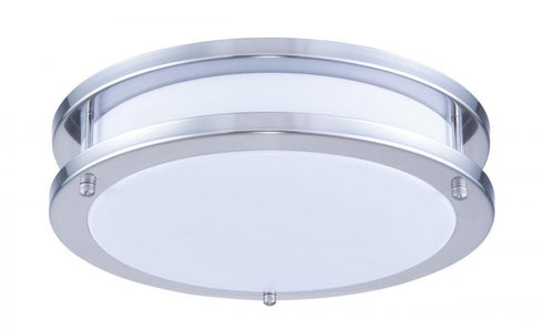 Elegant Lighting Ripple LED DOUBLE RING CEILING FLUSH 3000K 120 degree CRI80 ET FCC 15W 75 Watt EQUIVALENT 50000HRS in Brushed Nickel Finish Model: CF3200