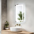 Elegant Lighting Riven 2 Strip Light LED Mirror W18 H30 3000 6000K Dim in White Finish Model: MRE81830