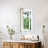 Elegant Lighting Riven 2 Strip Light LED Mirror W20 H30 3000 6000K Dim in White Finish Model: MRE82030
