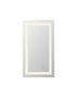 Elegant Lighting Riven 2 Strip Light LED Mirror W20 H36 3000 6000K Dim in White Finish Model: MRE82036