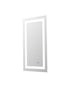 Elegant Lighting Riven 2 Strip Light LED Mirror W20 H36 3000 6000K Dim in White Finish Model: MRE82036