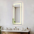 Elegant Lighting Riven 2 Strip Light LED Mirror W20 H40 3000 6000K Dim in White Finish Model: MRE82040