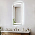 Elegant Lighting Riven 2 Strip Light LED Mirror W20 H40 3000 6000K Dim in White Finish Model: MRE82040