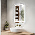 Elegant Lighting Riven 2 Strip Light LED Mirror W24 H36 3000 6000K Dim in White Finish Model: MRE82436