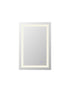 Elegant Lighting Riven 2 Strip Light LED Mirror W24 H36 3000 6000K Dim in White Finish Model: MRE82436
