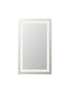 Elegant Lighting Riven 2 Strip Light LED Mirror W24 H40 3000 6000K Dim in White Finish Model: MRE82440