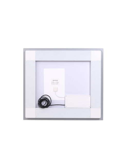 Elegant Lighting Riven 2 Strip Light LED Mirror W27 H30 3000 6000K Dim in White Finish Model: MRE82730