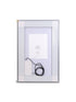 Elegant Lighting Riven 2 Strip Light LED Mirror W27 H40 3000 6000K Dim in White Finish Model: MRE82740