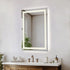 Elegant Lighting Riven 2 Strip Light LED Mirror W30 H40 3000 6000K Dim in White Finish Model: MRE83040