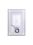 Elegant Lighting Riven 2 Strip Light LED Mirror W36 H40 3000 6000K Dim in White Finish Model: MRE83640