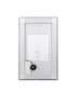 Elegant Lighting Riven 2 Strip Light LED Mirror W36 H48 3000 6000K Dim in White Finish Model: MRE83648
