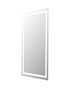 Elegant Lighting Riven 2 Strip Light LED Mirror W36 H72 3000 6000K Dim in White Finish Model: MRE83672