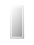 Elegant Lighting Riven 2 Strip Light LED Mirror W42 H72 3000 6000K Dim in White Finish Model: MRE84272