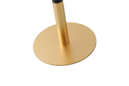 Elegant Lighting Ronan Pub Table D31.5 Inch x H39.5 Inch Black in Black and Gold Finish Model: AF110232BK