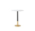 Elegant Lighting Ronan Pub Table D31.5 Inch x H39.5 Inch White in White and Gold Finish Model: AF110232WH