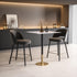 Elegant Lighting Ronan Pub Table Rectangle 27.6 Inch x 31.5 Inch x H39.5 Inch White in White and Gold Finish Model: AF11R2832WH