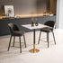 Elegant Lighting Ronan Pub Table Rectangle 27.6 Inch x 31.5 Inch x H39.5 Inch White in White and Gold Finish Model: AF11R2832WH