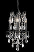 Elegant Lighting Rosalia 3 Light Pendant Model: 9203D13PW/RC