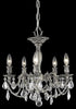 Elegant Lighting Rosalia 5 light in Dark Bronze Flush Mount Clear Royal Cut Crystal Model: 9205F18DB/RC