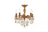 Elegant Lighting Rosalia 5 light in Dark Bronze Flush Mount Clear Royal Cut Crystal Model: 9205F18DB/RC