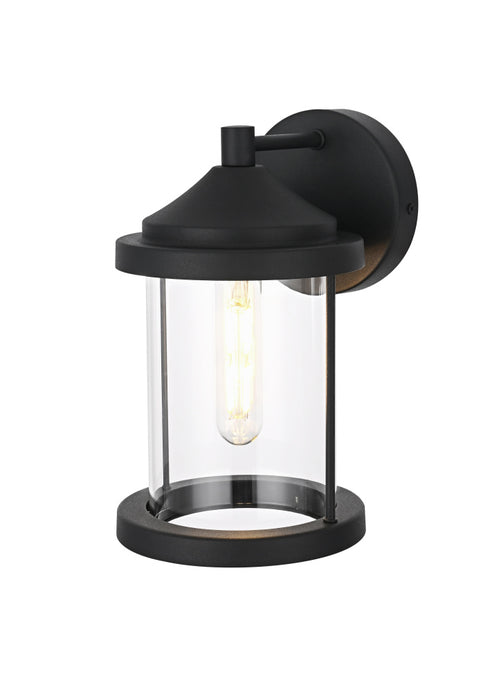 Elegant Lighting Roy 1 Light Wall Sconce W5.9 Inch E6.8 Inch H10.0 Inch in Black Model: OD402W10BK