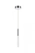 Elegant Lighting Ruelle 1 light in Chrome Pendant Model: 5203D5C