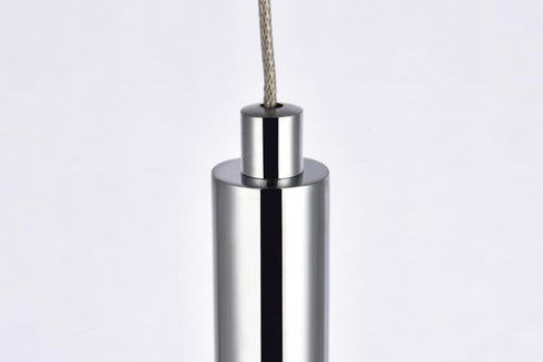 Elegant Lighting Ruelle 3 lights in Chrome Pendant Model: 5203D12C