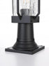 Elegant Lighting Salem 7 inch Outdoor Pendant in Black Model: OD304P15BK