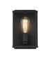 Elegant Lighting Santos 1 Light Wall Sconce W6.3 Inch E4.3 Inch H9.8 Inch in Black Model: OD412W10BK