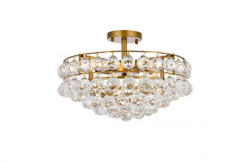 Elegant Lighting Savannah 5 Light Flush Mount Model: 1107F18C