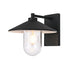 Elegant Lighting Scott 1 Light Wall Sconce W10.2 Inch E11.8 Inch H9.8 Inch in Black Model: OD416W10BK