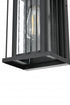 Elegant Lighting Sedgley 7 inch Outdoor Pendant in Black Model: OD357W12BK