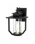 Elegant Lighting Sepviva 7 inch Outdoor Pendant in Black Model: OD323W13BK