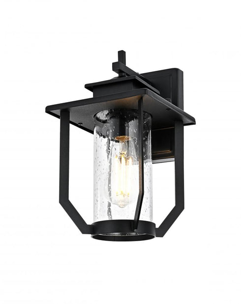 Elegant Lighting Sepviva 7 inch Outdoor Pendant in Black Model: OD323W13BK