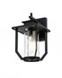 Elegant Lighting Sepviva 7 inch Outdoor Pendant in Black Model: OD323W13BK