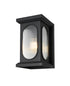 Elegant Lighting Sevyn 1 Light Wall Sconce W9.4 Inch E10.8 Inch H16.7 Inch in Black Model: OD417W17BK