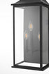 Elegant Lighting Shepard 10 inch Outdoor Wall Sconce in Black Model: OD503W25BK