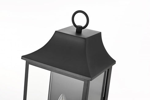 Elegant Lighting Shepard 10 inch Outdoor Wall Sconce in Black Model: OD503W25BK